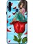 Deste Samsung Galaxy A20S Kılıf Gül ve Kız Baskılı Desenli Silikon Kılıf A++-8139 1