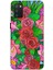 Deste Samsung Galaxy A02S Kılıf Çiçekler Baskılı Desenli Silikon Kılıf A++-8299 1