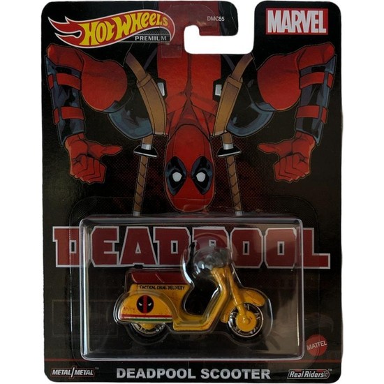 Mattel Hot Wheels Premium Deadpool Scooter DMC55 HCP20 Fiyatı
