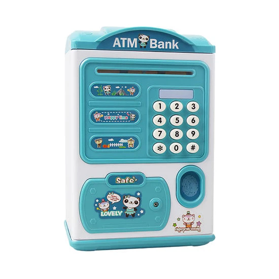 Sanlindou Elektronik Kumbara Şifre Para Kutusu Nakit Paraları Tasarruf Bankası Güvenli Kutusu Otomatik Kaydırma Kağıt Banknot Hediye Çocuklar Için (Yurt Dışından)