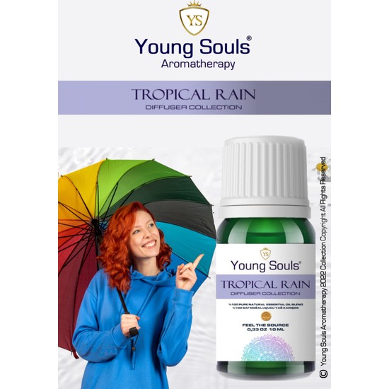 Young Souls Aromatherapy Tropical Rain Essential Oil Blend Fiyatı