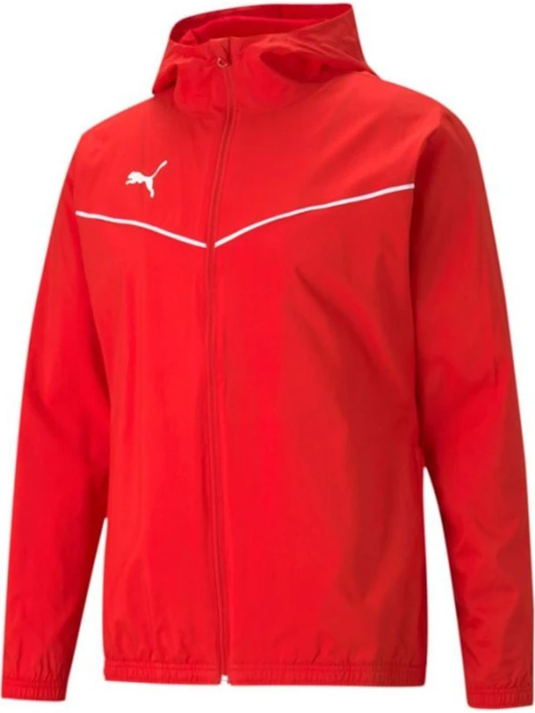 Puma Teamrise All Weather Jacket Erkek Futbol Antrenman Ceketi 65739601 Kırmızı