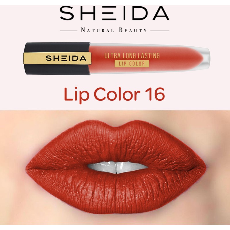 Sheida Ultra Long Lastıng Lıpcolor (Likit Ruj) No:16