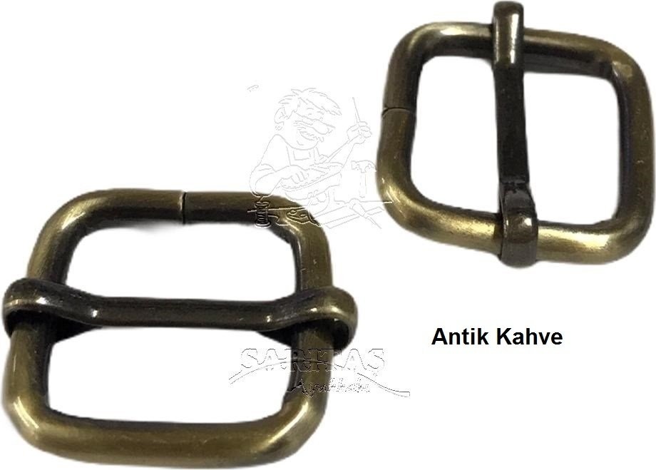 SRTfootcare Ayar Tokası 2,5 cm 2 Adet (Leathercraft, Deri Hobi) görsel 3