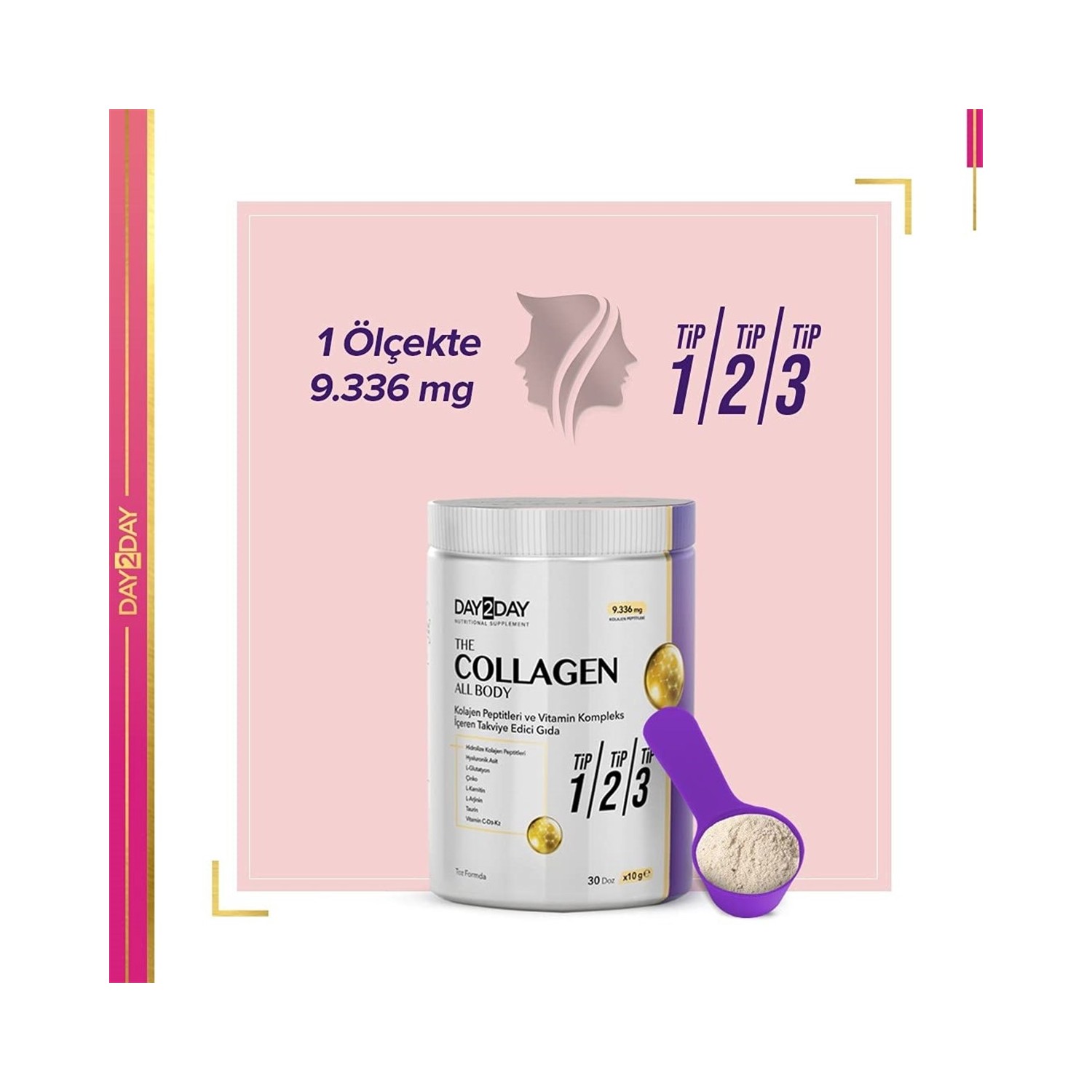 Day2Day Day2day day 2 Day The Collagen All Body Toz 300 Gr Fiyatı