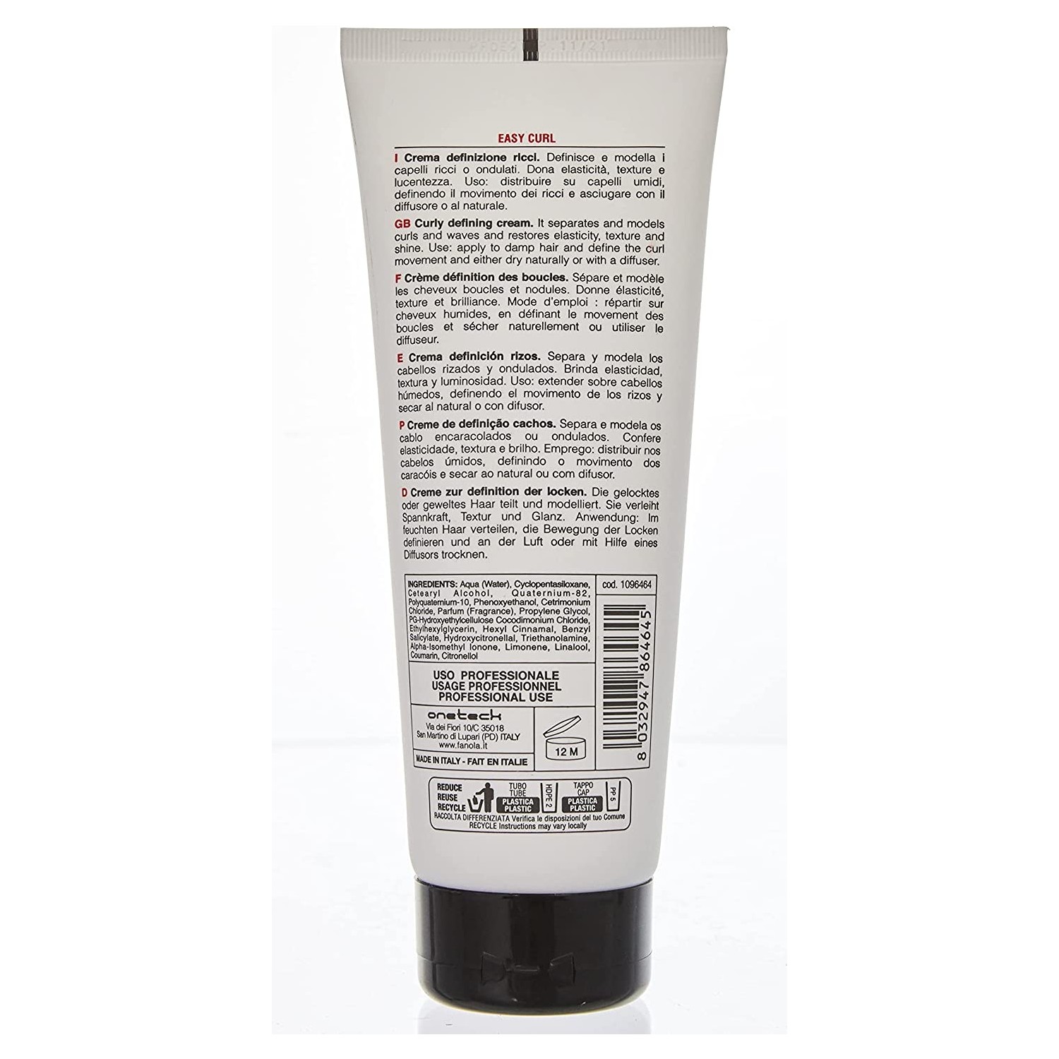 Fanola Styling Tools Easy Curl Hair Curl Defining Cream Fiyatı