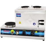 Mizan 25 Lik Elektrikli 20 Litre 2 Demlikli Çay Kazanı Çay Ocağı