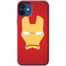 Zipax iPhone 12 Kılıf Hd Desen Baskılı Arka Kapak - Ironman