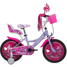 Bisan Rose 16 Jant Kız Çocuk Bisikleti-Pembe