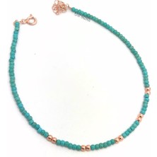 Erer Gümüş Gümüş Firuze Taşı Halhal CM76R3