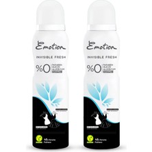 Emotion 2 Adet Black&White Invisible Fresh Kadın Deodorant 150 Ml