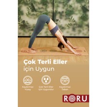 Roru Concept Cork Doğal Mantar Kauçuk Kaydırmaz Yoga Egzersiz Matı 173 x 61 cm 3 mm Nemli Eller İçin