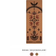 Roru Concept Cork Doğal Mantar Kauçuk Kaydırmaz Yoga Egzersiz Matı 173 x 61 cm 3 mm Nemli Eller İçin