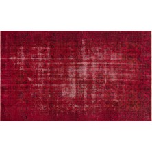 Sempati Halı Özel Vintage El Dokuma Eskitme Halı158 X 267 Cm 9353