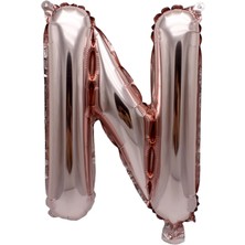 Parti Serüveni Harf Balon N Rose Renk 100 cm