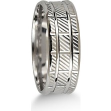 Erer Gümüş  Gümüş Bay Bayan Alyans Yüzük DY4020