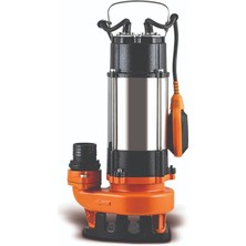 Schutzenger Alman 2.5 Hp Foseptik Dalgıç Pompa Kirli Su Pompa Şamandıralı 750F SCH750V