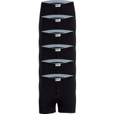 Yıldız 6'lı Erkek Havlubel Düğmeli Penye Boxer