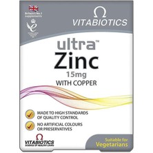 Ultra Zinc 15 Mg Takviye Edici Gıda 60 Tablet
