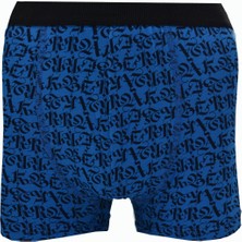 Berrak 4480 Erkek Desenli Likralı Penye 6 Lı Boxer