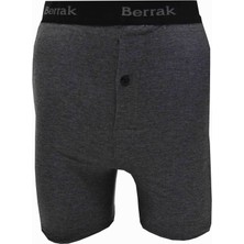 Berrak 1059 Erkek Likralı Düğmeli 3 Lü Boxer