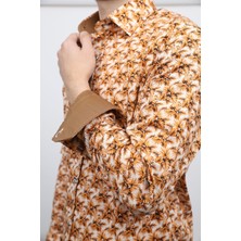 Louis Fabel Monstera Yaprak Detaylı Uzun Kol Çocuk Gömleği