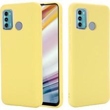 Wansheng Moto G60 Için Silikon Telefon Kılıfı - Sarı (Yurt Dışından)