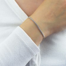 Lilarote Beyaz Altın Su Yolu Bileklik