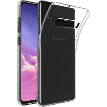 Dijimedia Samsung Galaxy S10 Plus Kılıf Lüx Şeffaf Silikon