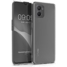 Dijimedia Vivo Y15S Kılıf Lüx Şeffaf Silikon