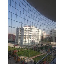 Morsnet 6mm Balkon Güvenlik Filesi 2,5x4 mt Çoçuk Güvenlik Filesi 10X10 cm Göz Aralığı