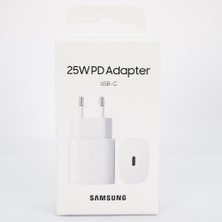 Samsung Galaxy A72 Type-C Fast Şarj Adaptörü 25W Beyaz