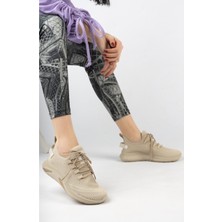 Eformoda Kadın Spor Ayakkabı Rahat 1. Sınıf File Kumaş Dolgu Taban Günlük Yürüyüş ve Spor Kullanımı