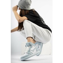 Mavi Beyaz Kadın Sneaker 8070