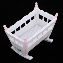 Meetsue Dollhouse Minyatür Mobilyaları, Beşik ve Sallanan At: 12 (Yurt Dışından)