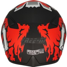 Motoyiğit Free-M 961 Çeneden Açılır Kask Güneş Vizörlü (Ghost)