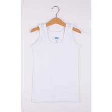 Berrak 1504 Erkek Çocuk Ribana Saf Pamuk 6 Lı Atlet