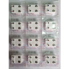 Nina Steril Gümüş Küpe 1 Çift (Eczane Küpesi)