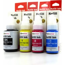 Canon GI-490 / Pixma G1400 / G2400 / G3400 Muadil Set Mürekkep