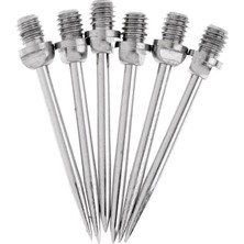 12PCS Harrows Dart Çelik Dönüşüm Değiştirme - 2ba Iplik Siyah, Gümüş