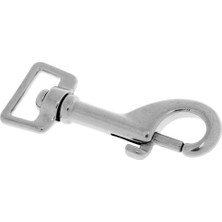 2pcs 2.6cm 316 Paslanmaz Çelik Döner Kanca Klips- Kare Göz