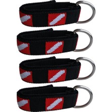 ST Decor 4pcs Dalış Şnorkelli El Bileği Strap Kayışı Ayarlanabilir Sabitleme Bandı ile