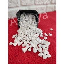 Asenya Beyaz Dolomit  Taş 25 kg 1-2 cm Beyaz Dolomit Taş Dere Taşı Çakıl Taşı Bahçe Süs Taşı Akvaryum Teraryum Taşı