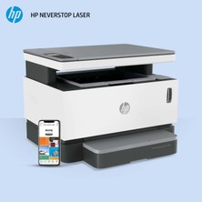 HP Neverstop Laser MFP 1200w Fotokopi Tarayıcı Wifi Airprint Doldurulabilir Tanklı Lazer Yazıcı 4RY26A