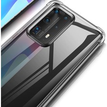 Kny Huawei P40 Kılıf Ultra Korumalı Şeffaf Antishock Silikon