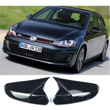 X-Large Garage Volkswagen Golf 7 Araca Özel Batman Yarasa Ayna Kapağı Pianoblack