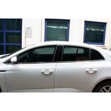 X-Large Garage Renault Megane 4 Sedan Krom Cam Çerçevesi 12 Parça