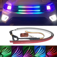 X-Large Garage Panjur Ici Rgb LED Aydınlatma 60 cm Uzaktan Kumandalı