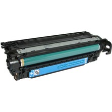 Hp 651A-CE341A Mavi Muadil Toner