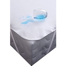 Altın Karma Sıvı Geçirmez 120X120 cm Pamuk Alez Tek Kişilik